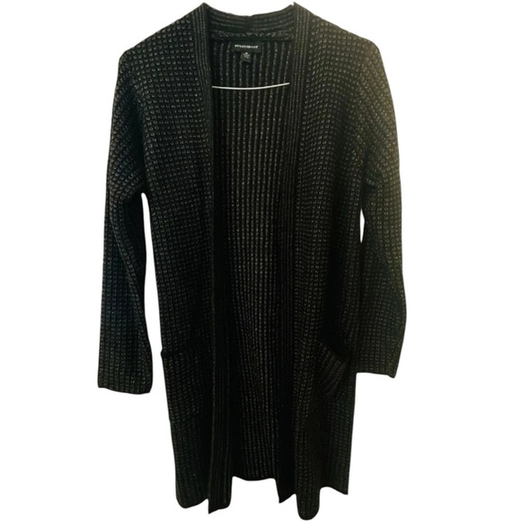 NWT Black and Gray Women's Cardigan Sweater XL Fortune & Ivy Stitch Fix brand - Picture 2 of 7